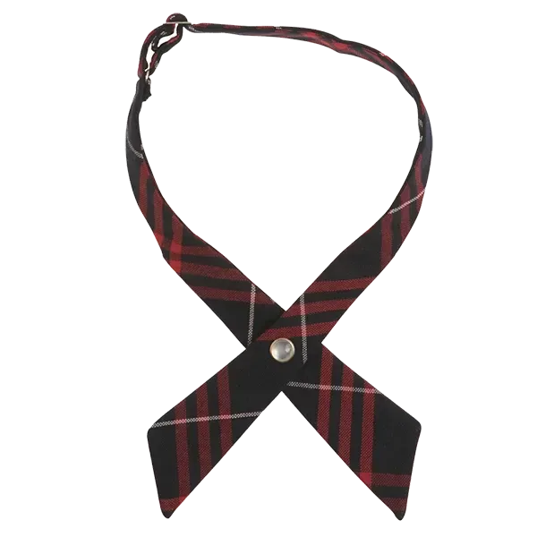 Cross tie — red & navy